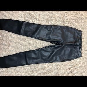 Blank NYC black faux leather pants